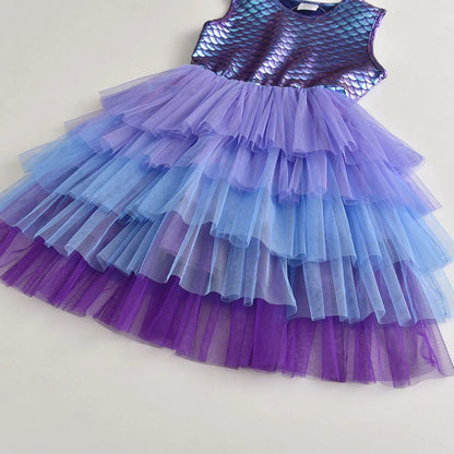 Mermaid Tutu Dress | Purple Mermaid