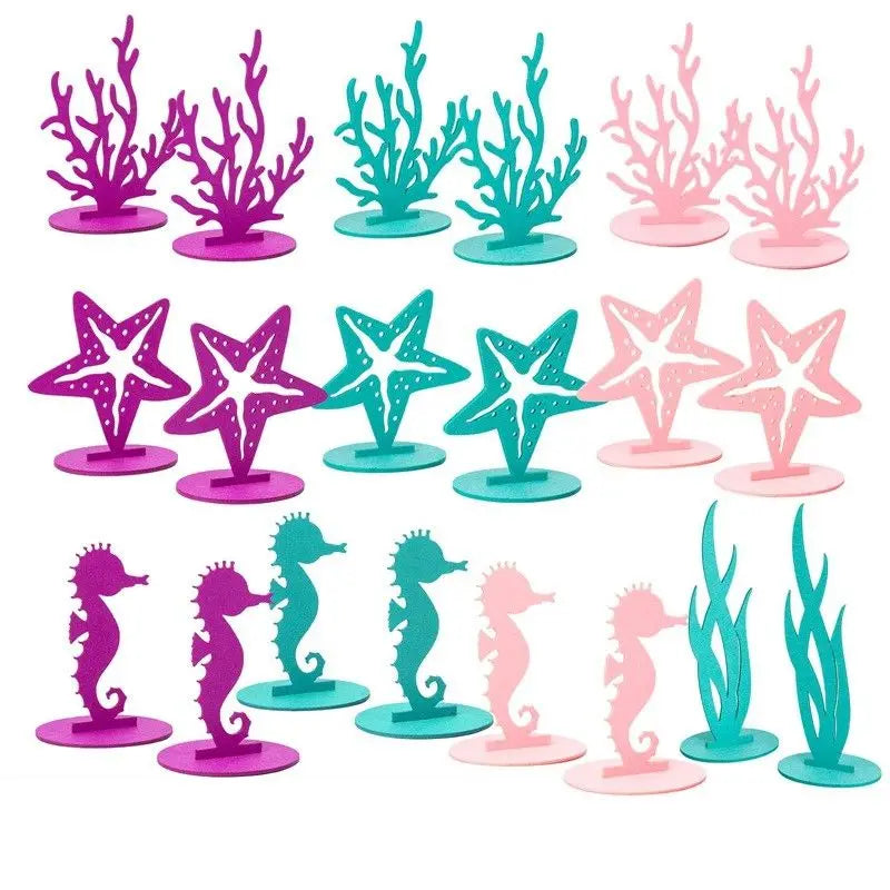 Coral Table Decor | Purple Mermaid
