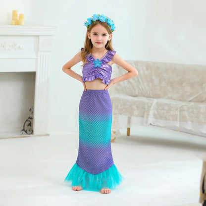 Princess Ariel Mermaid Dress | Purple Mermaid