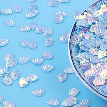 Iridescent Shell Confetti Glitter Pack | Purple Mermaid