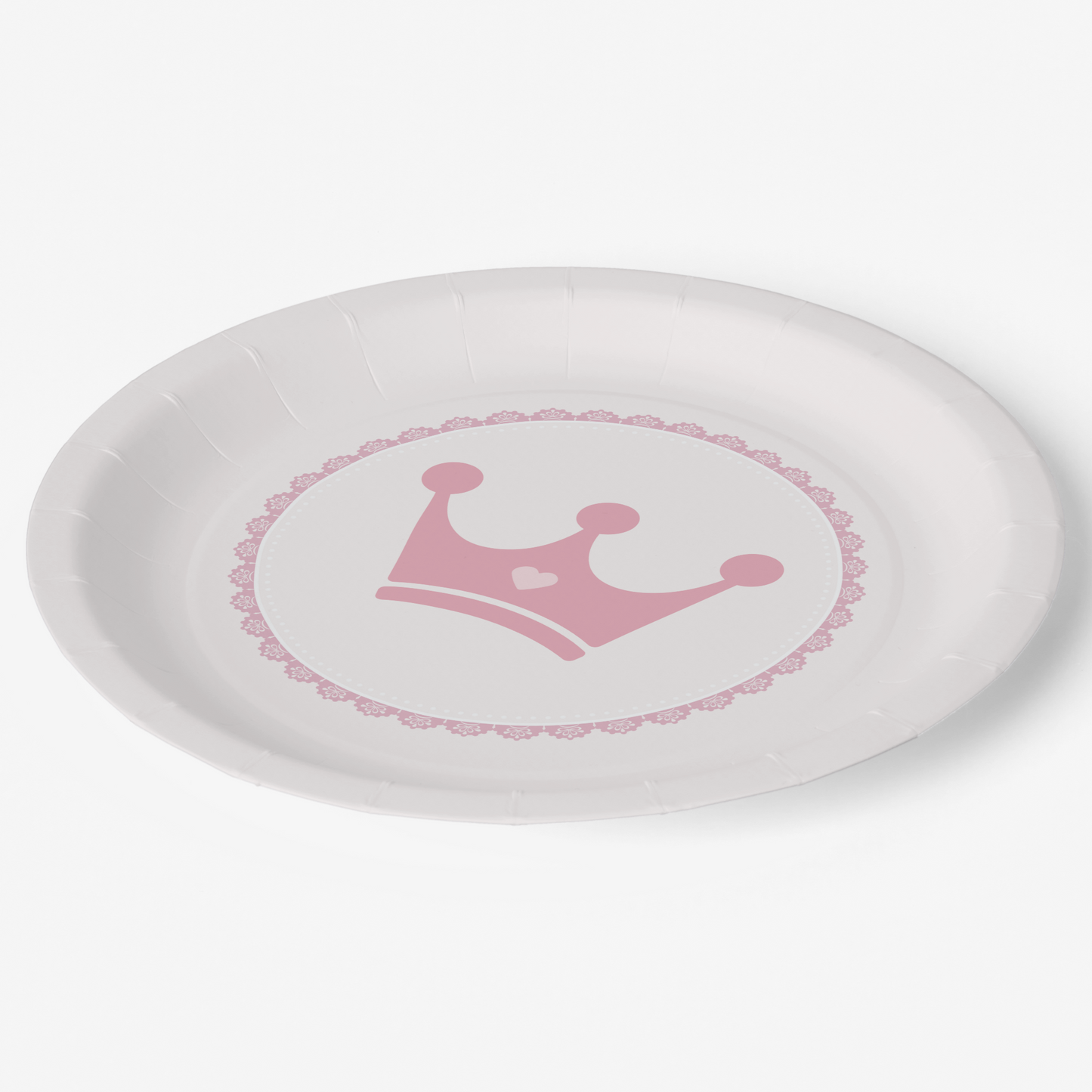 Pink Crown Princess Plate Design (DIGITAL DOWNLOAD)